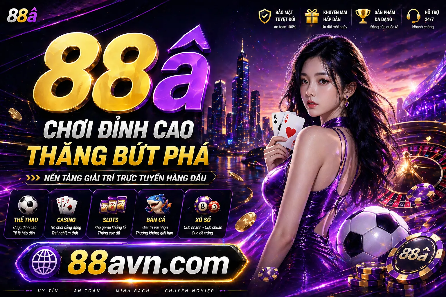 Trò chơi Slot đa dạng tại 88ax nhà cái